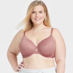 Women’s Back Smoothing Bra Underwire Adjustable Straps Molded Cups Plus Size